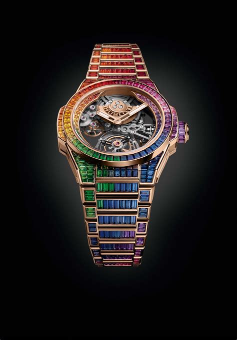 hublot tourbillon rainbow|hublot blue tourbillon.